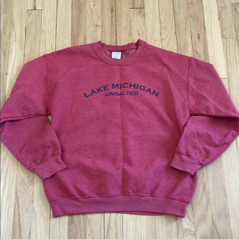 Lake Michigan Unsalted Red Sweater